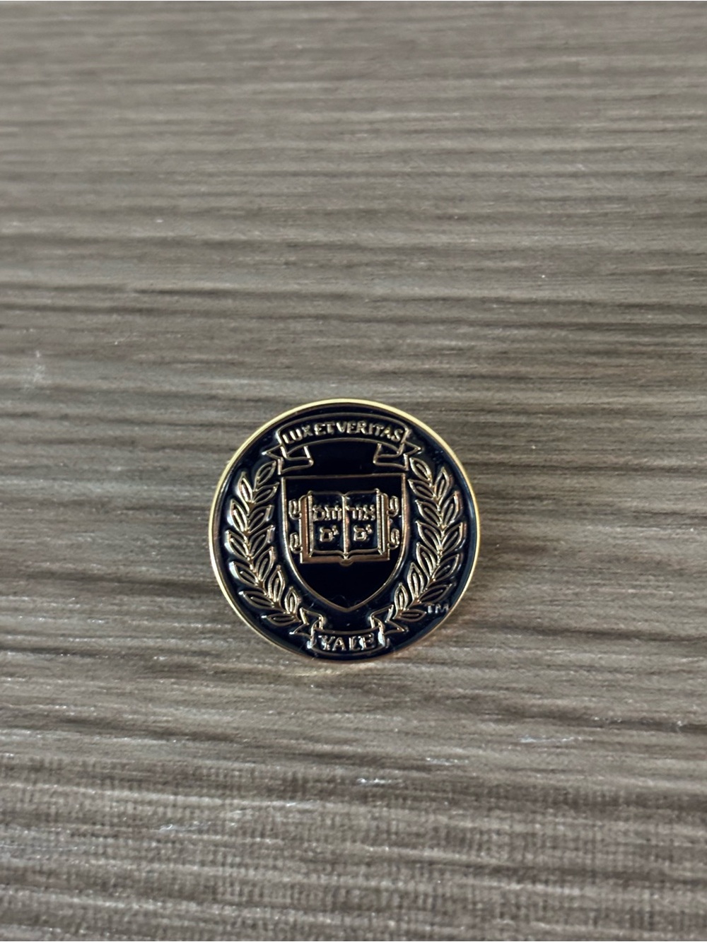 Yale Blue & Gold Enamel Lapel Pin